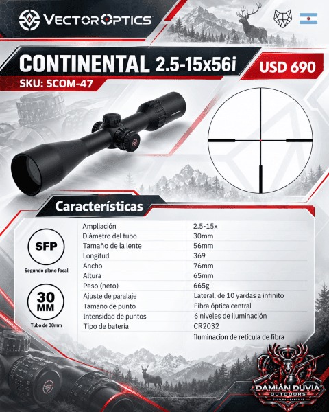 CONTINENTAL 2,5-15x56i